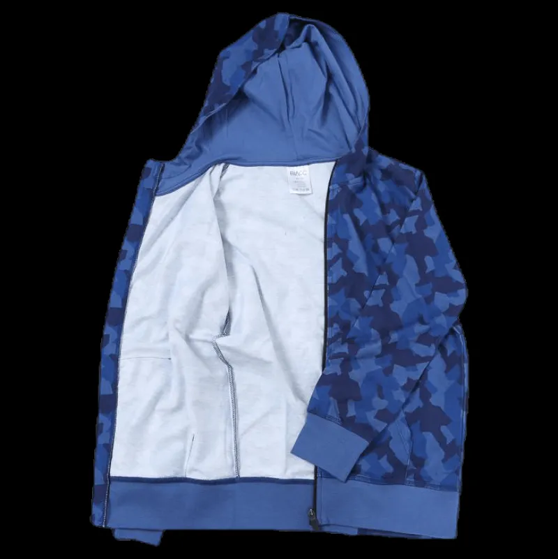 Outlet BLACC Junior James Camo Zip Patterned/Blue Mönstrad och Blå