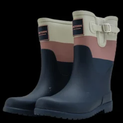 Tretorn Junior June Rubber Boot Blue/Pink/Grey Blå, Rosa och Grå Discount