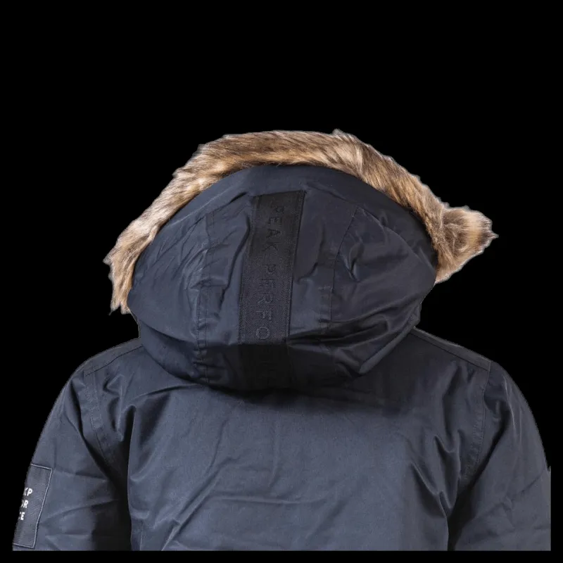 New Peak Performance Junior Local Parka Black Svart