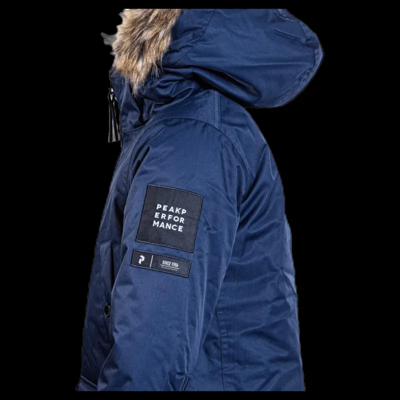 Sale Peak Performance Junior Local Parka Blue Blå
