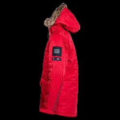 Peak Performance Junior Local Parka Red Röd New