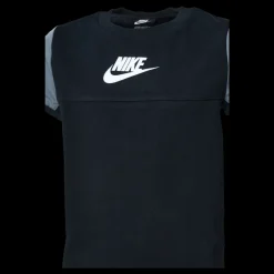Nike Junior Mixed Material Tee Black Svart Best