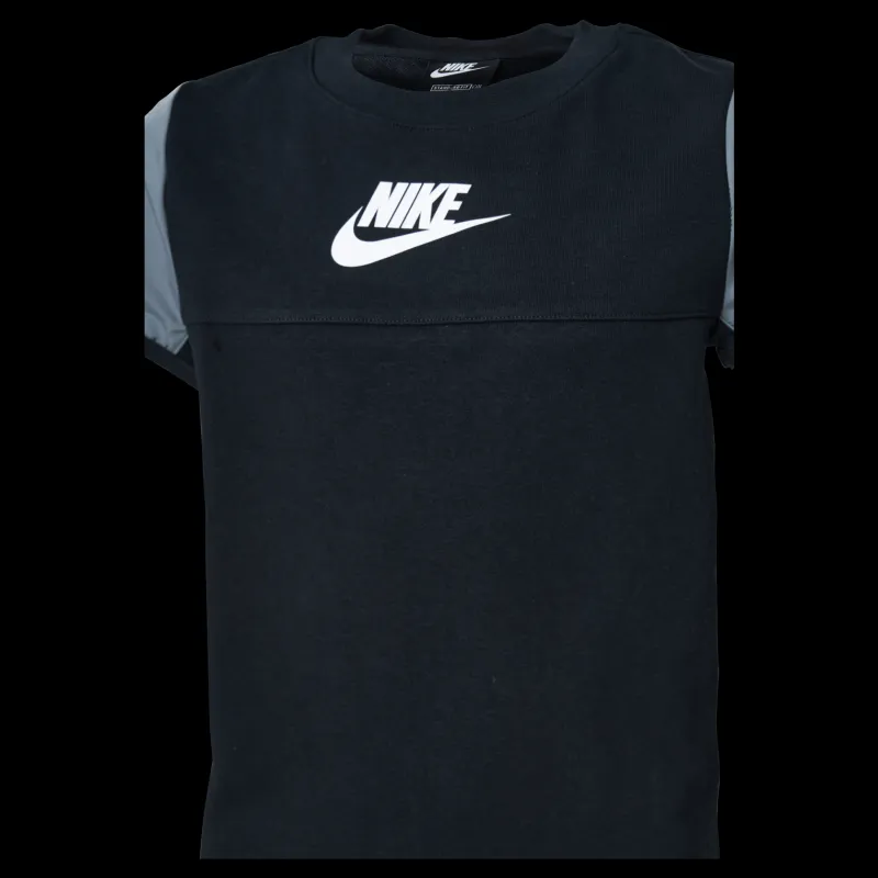 Nike Junior Mixed Material Tee Black Svart Best
