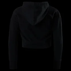 Nike Junior NSW Crop Hoodie Black Svart Sale