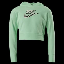 Clearance Nike Junior NSW Crop Hoodie Green Grön