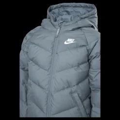 Hot Nike Junior NSW Stadium Jacket White/Grey Grå