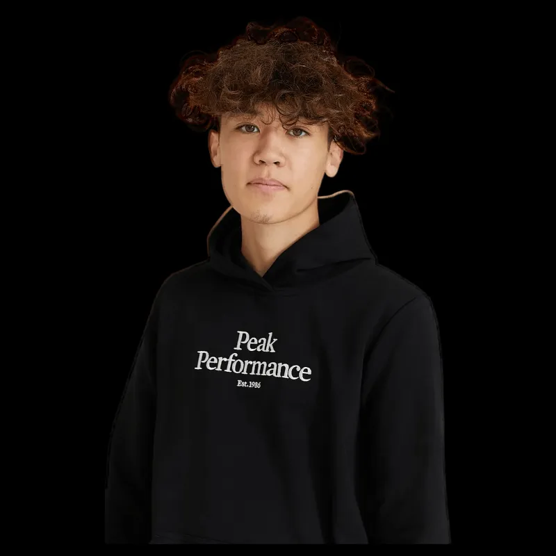 Online Peak Performance Junior Original Hood Black Svart