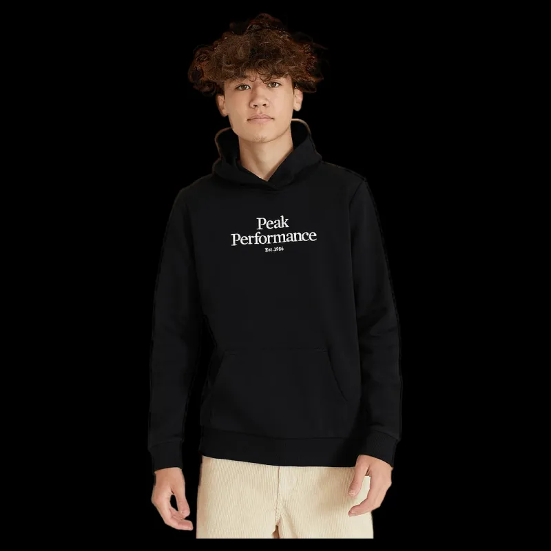 Online Peak Performance Junior Original Hood Black Svart