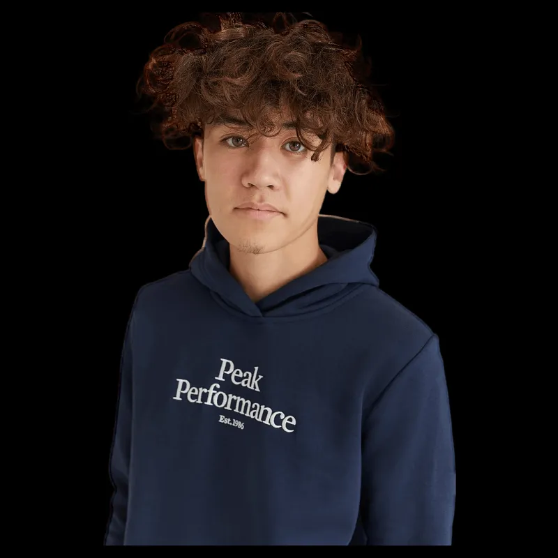 Peak Performance Junior Original Hood Blue Shadow Blå Discount