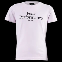 Peak Performance Junior Original Seasonal Tee Pink Rosa Online