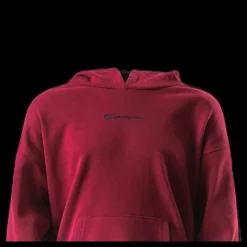 New Champion Junior Oversize Hoodie Red Röd