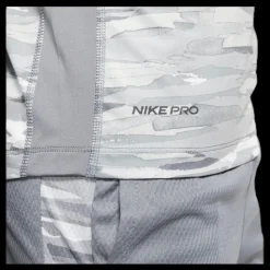 Outlet Nike Junior Pro Fitted Camo Grey Grå