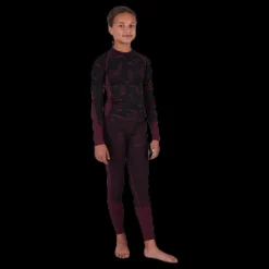 VOLC Junior Seamless 1st Layer Set Patterned/Red Mönstrad och Röd
