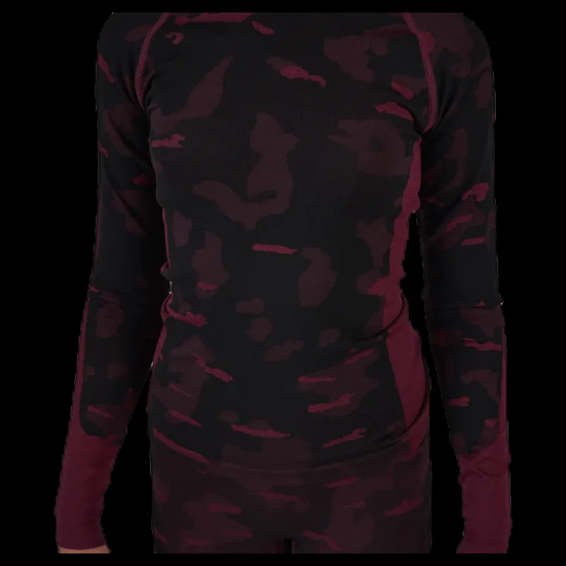 VOLC Junior Seamless 1st Layer Set Patterned/Red Mönstrad och Röd