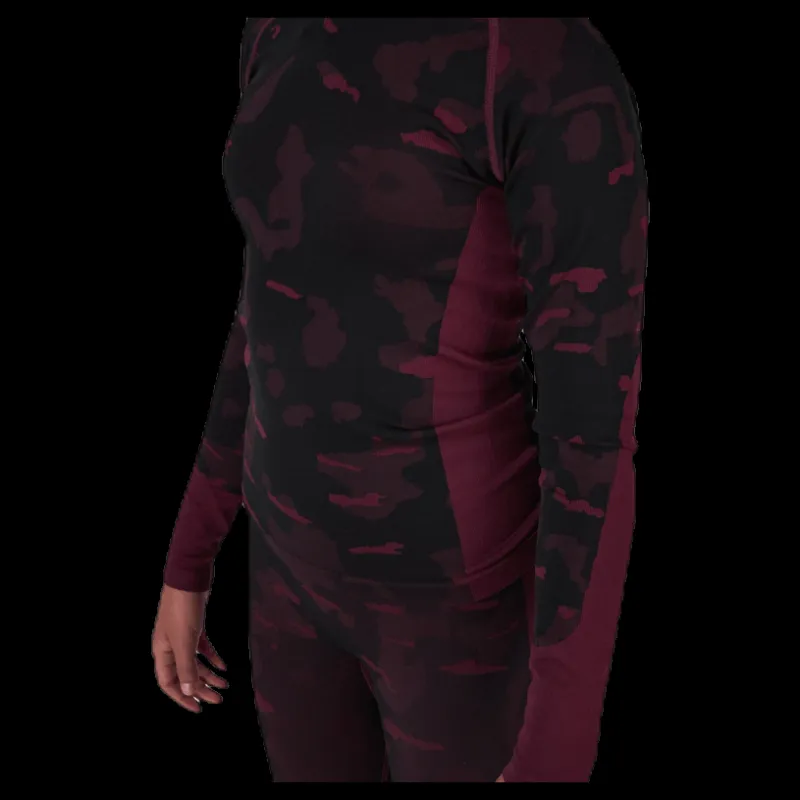 VOLC Junior Seamless 1st Layer Set Patterned/Red Mönstrad och Röd