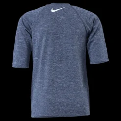 Nike Swim Junior Short Sleeve Hydroguard Sunset Blue Blå