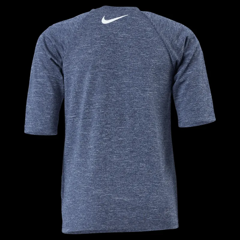 Nike Swim Junior Short Sleeve Hydroguard Sunset Blue Blå