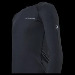 Sale Peak Performance Junior Spirit Crew Black Svart