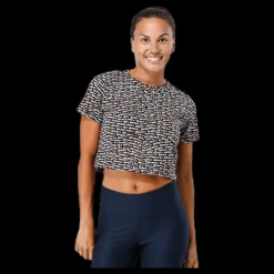 Nike Just Do It Crop Top SS Patterned Flerfärgad Hot