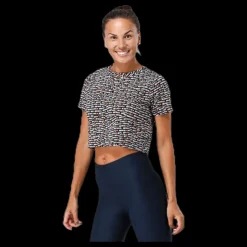 Nike Just Do It Crop Top SS Patterned Flerfärgad Hot