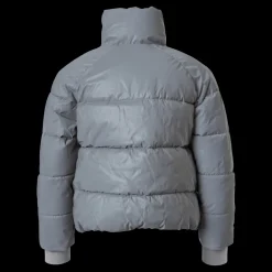 Discount Svea K. Reflective Volume Puffer Ja Silver Grå