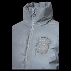 Discount Svea K. Reflective Volume Puffer Ja Silver Grå
