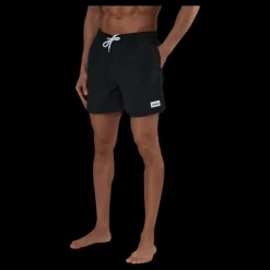 Clearance Waikani Beachwear Kai Swim Trunks Black Svart