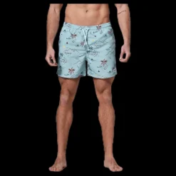 Waikani Beachwear Kai Swim Trunks Blue Blå