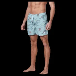 Waikani Beachwear Kai Swim Trunks Blue Blå