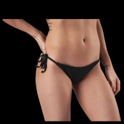Hot Waikani Beachwear Kalani Crochet Tie Tanga Black Svart