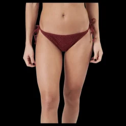 Waikani Beachwear Kalani Crochet Tie Tanga Red Röd