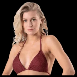 Sale Waikani Beachwear Kalani Crochet Triangle Red Röd