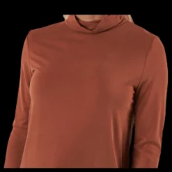 Pieces Kamala Ls Rollneck Top Brown Brun Outlet