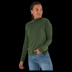 Pieces Kamala Ls Rollneck Top Black Svart Clearance