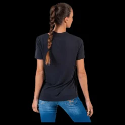 Clearance Pieces Kamala Ss O-Neck Tee Black Svart