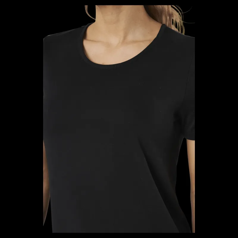 Pieces Kamala Ss Top Black Svart Discount