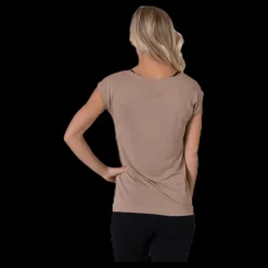 Pieces Kamala Tee Beige Discount