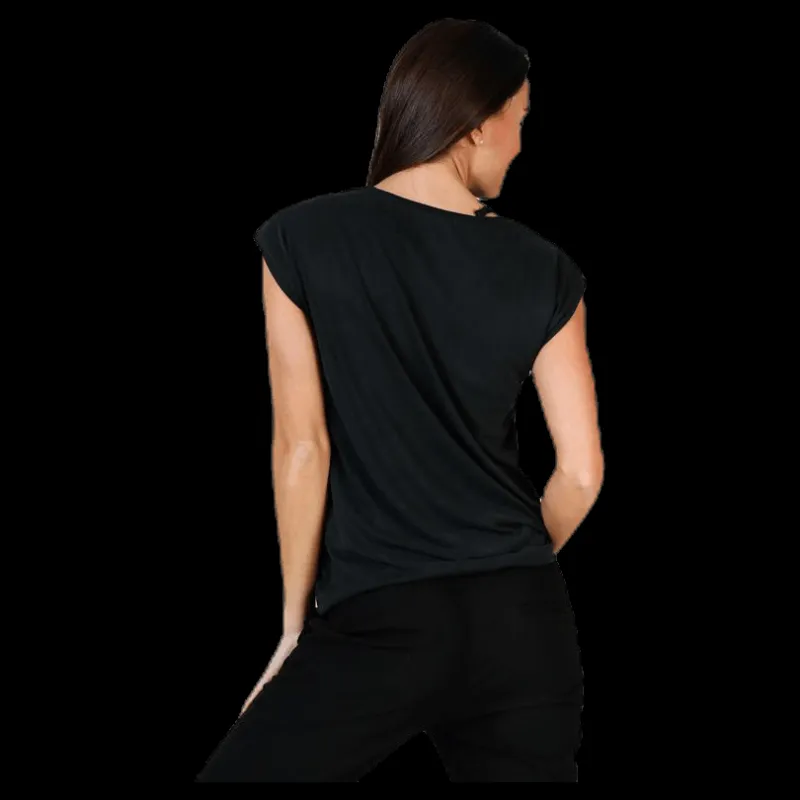 Pieces Kamala Tee Black Svart Outlet