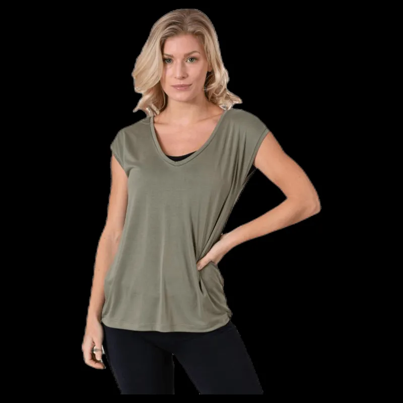 Pieces Kamala Tee Green Grön Online