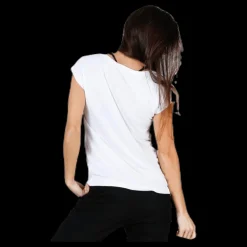 Pieces Kamala Tee White Vit Hot