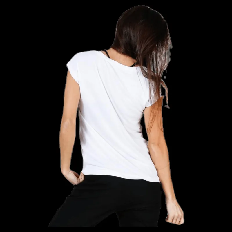 Pieces Kamala Tee White Vit Hot