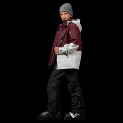 New 8848 Altitude Kaman Junior Jacket Grey/Red Grå och Röd