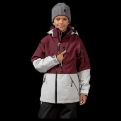New 8848 Altitude Kaman Junior Jacket Grey/Red Grå och Röd