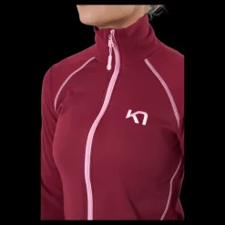 Kari Traa Kari Full Zip Fleece Fancy Röd Clearance