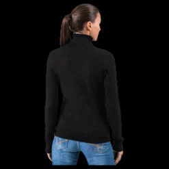 Best Only Karol L/S Rollneck Pullover Knt Black Svart