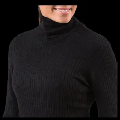 Best Only Karol L/S Rollneck Pullover Knt Black Svart