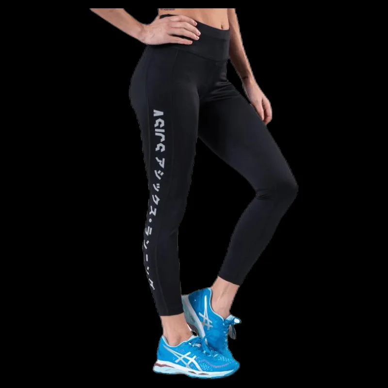 ASICS Katakana Crop Tight Black Svart