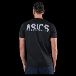 ASICS Katakana SS Top Black Svart Outlet