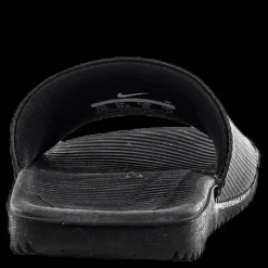 Online Nike Kawa Little/Big Kids' Slides BLACK/WHITE Svart