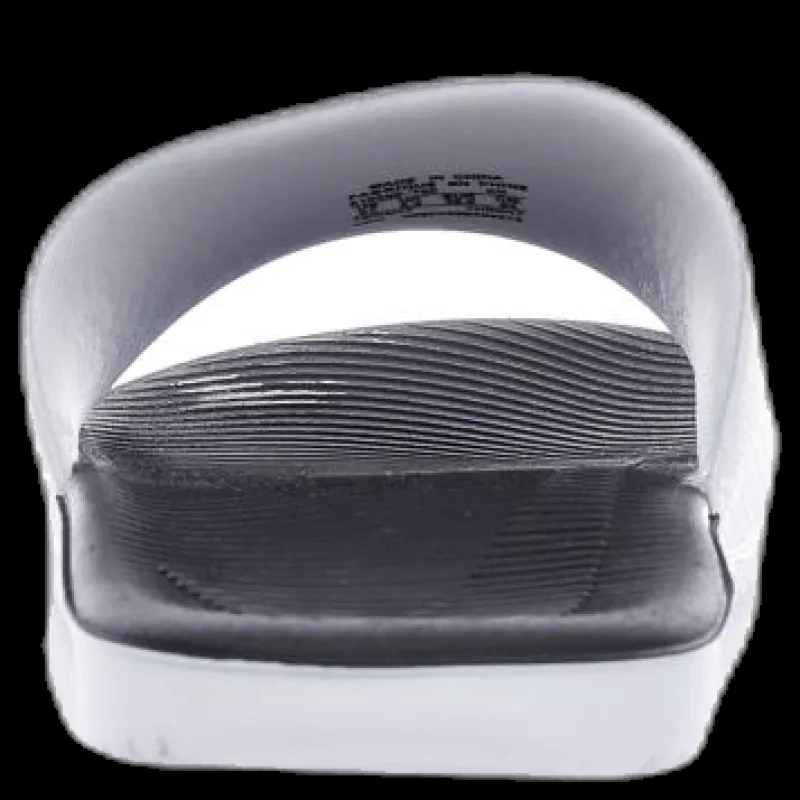Nike Kawa Little/Big Kids' Slides WHITE/BLACK Vit Sale